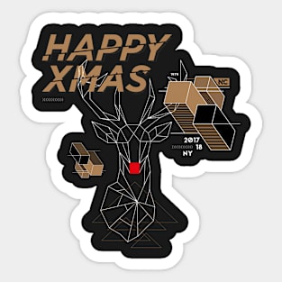 Happy Xmas Sticker